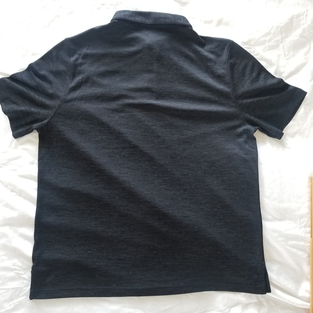 SF Giants Majestic XL Gray Short Sleeve Polo Shirt - Picture 5 of 9